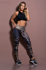 Cargar imagen en el visor de la Galería, Set Leguins chocolate